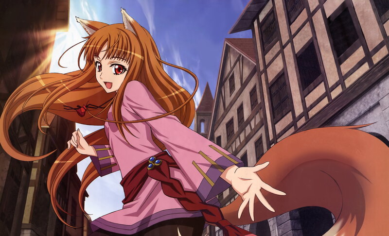 Fox-eared Girl in Town — Brown, Energetic