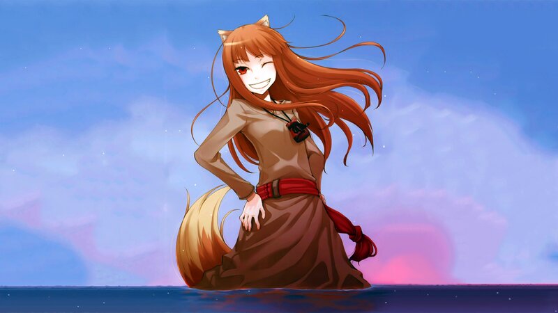 Fox-eared Girl in Water