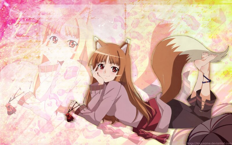 Fox-eared Girl Lying Down — Pink