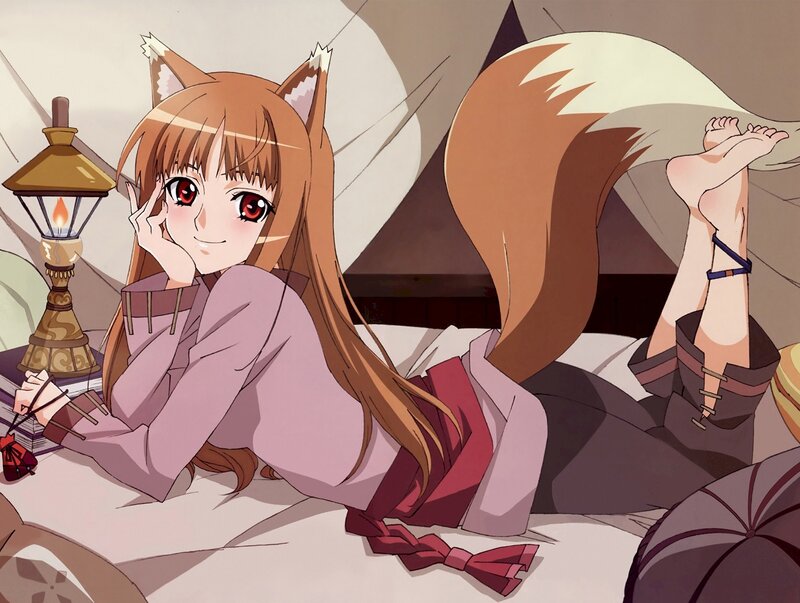 Fox-eared Girl Lying Down