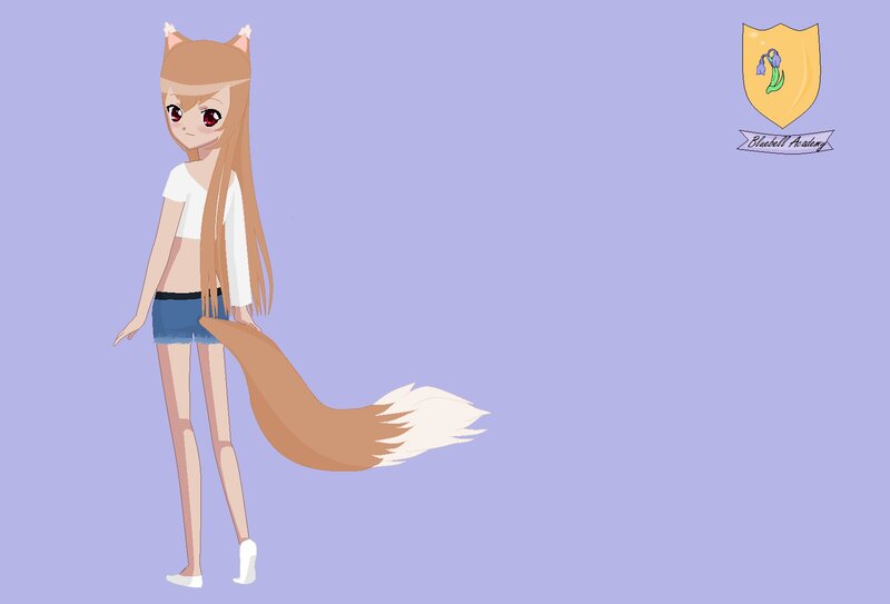 Fox-eared Girl — Purple