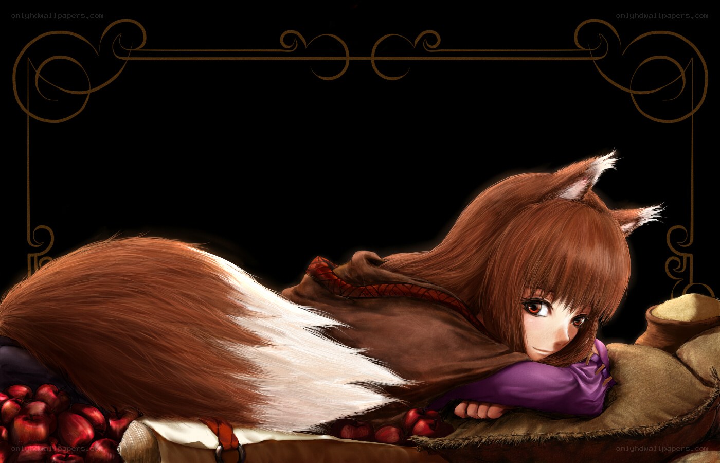 fox-eared girl resting
