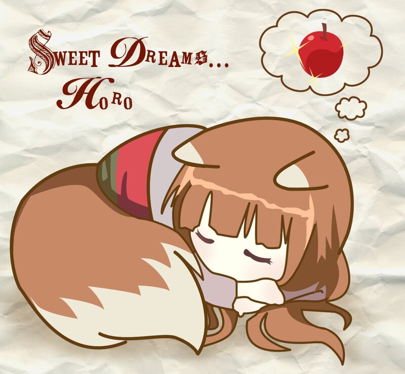 Fox-eared Girl Sleeping — Brown