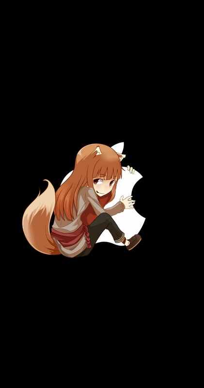 Fox-eared Girl with Tail — Brown