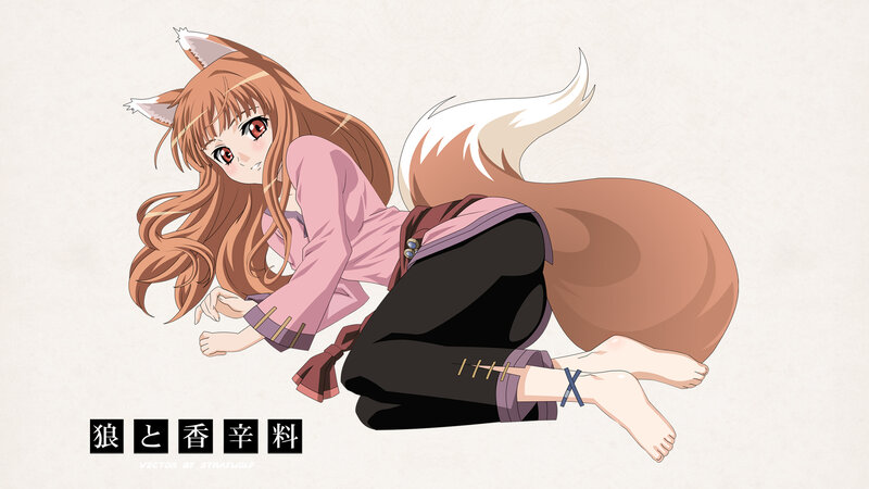 Fox-eared Girl with Tail