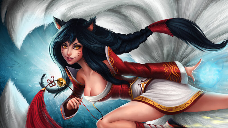 Fox-eared Woman in Red — Dynamic