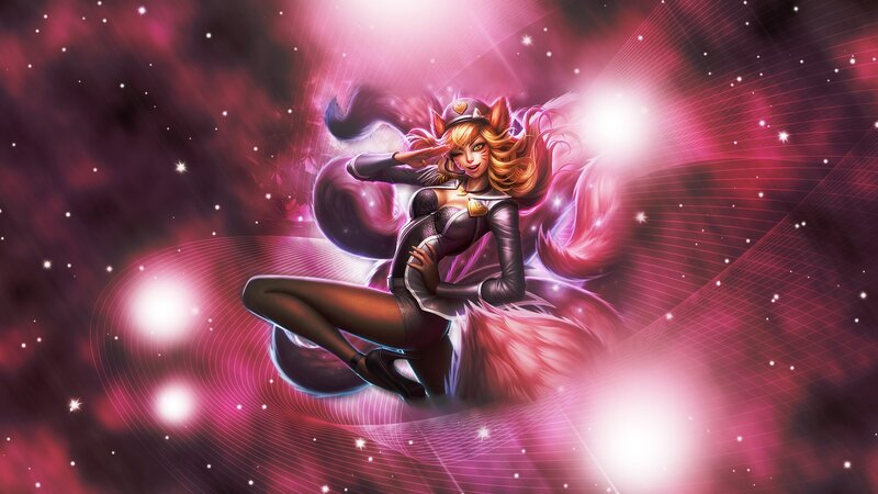 Fox-eared Woman in Space — Pink