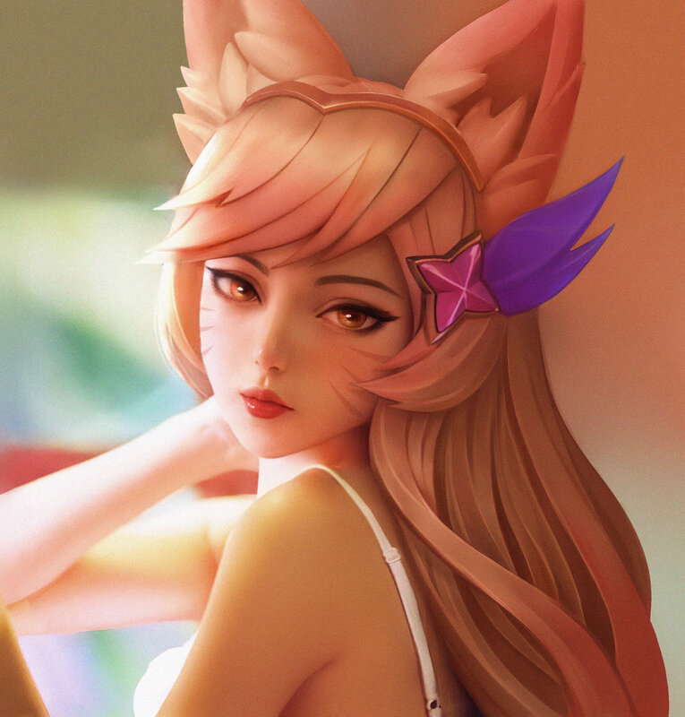 Fox-eared Woman — Pink