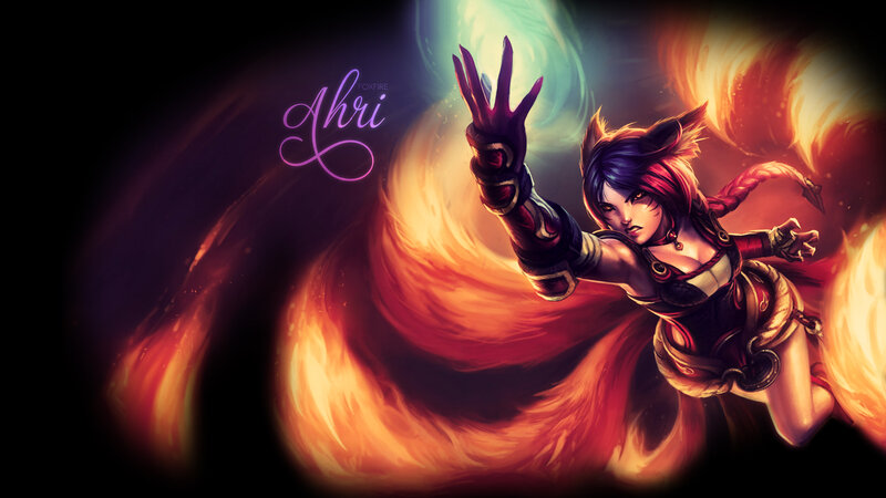 Fox-eared Woman with Fire