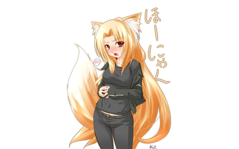 fox girl character art