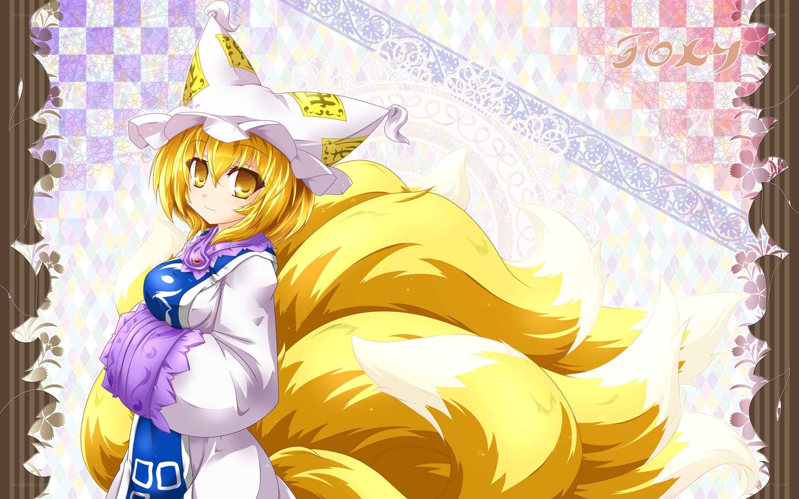 fox girl in a wizard hat