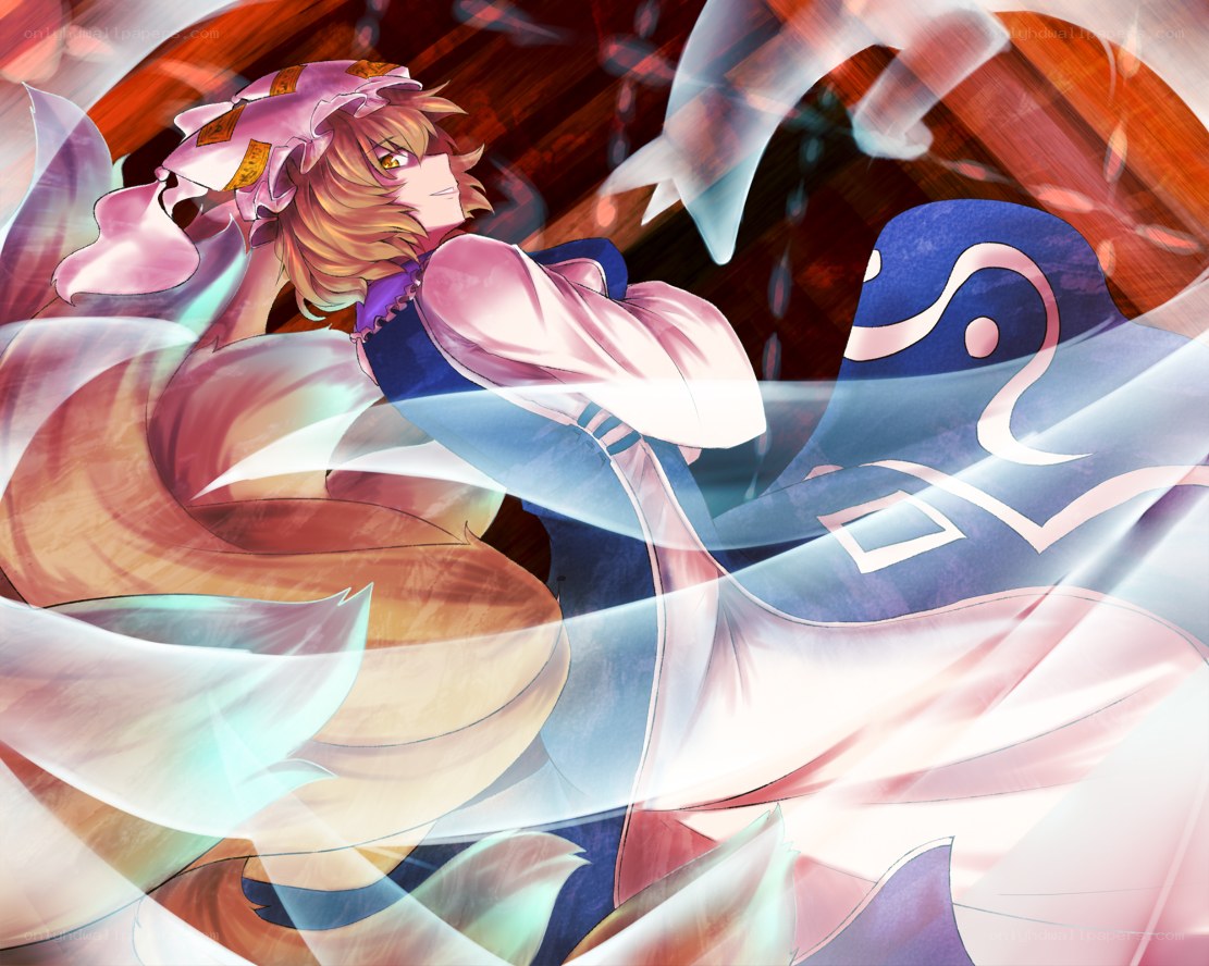fox girl in dynamic pose