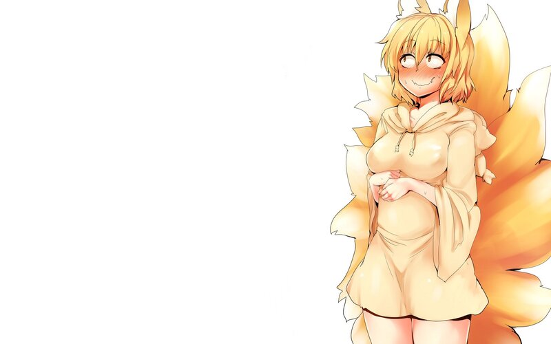 fox girl in hoodie