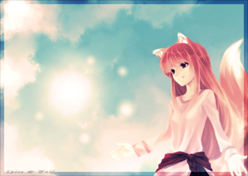 fox girl in sunlight