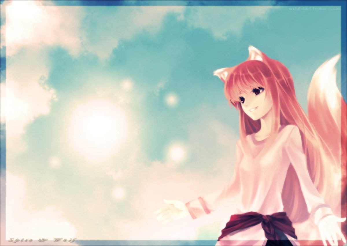 fox girl in sunlight