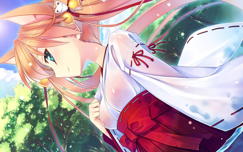 fox girl in traditional attire