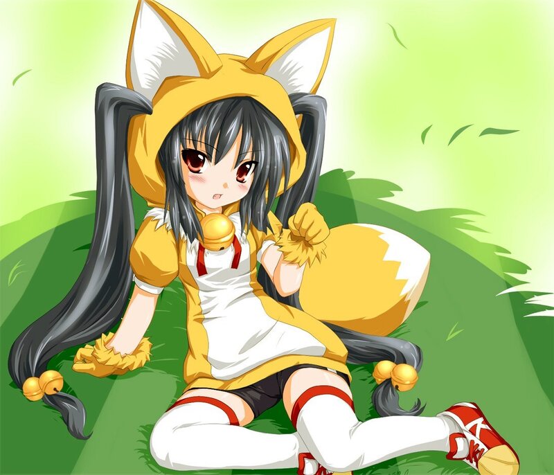 fox girl in yellow costume