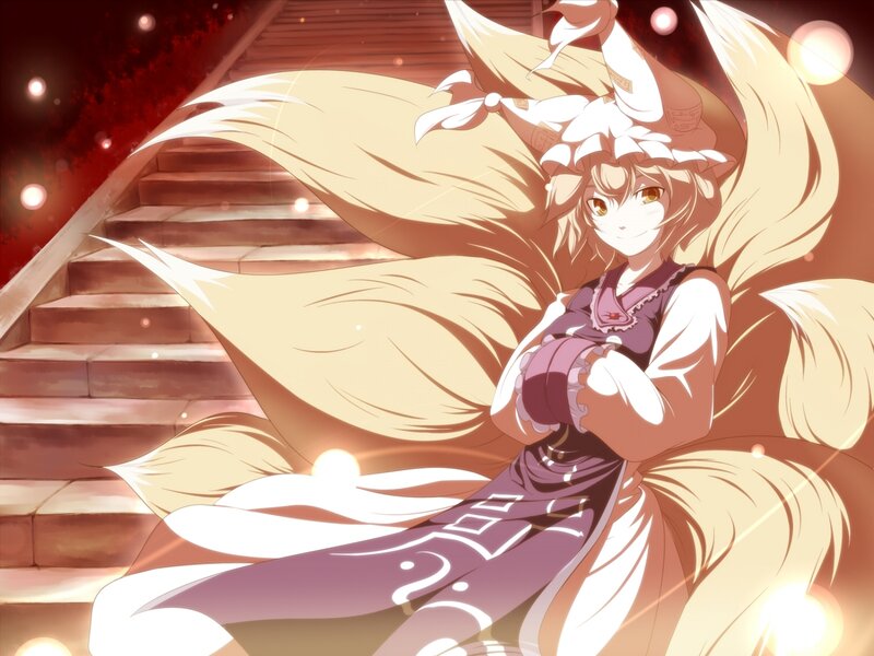 fox girl with long hair