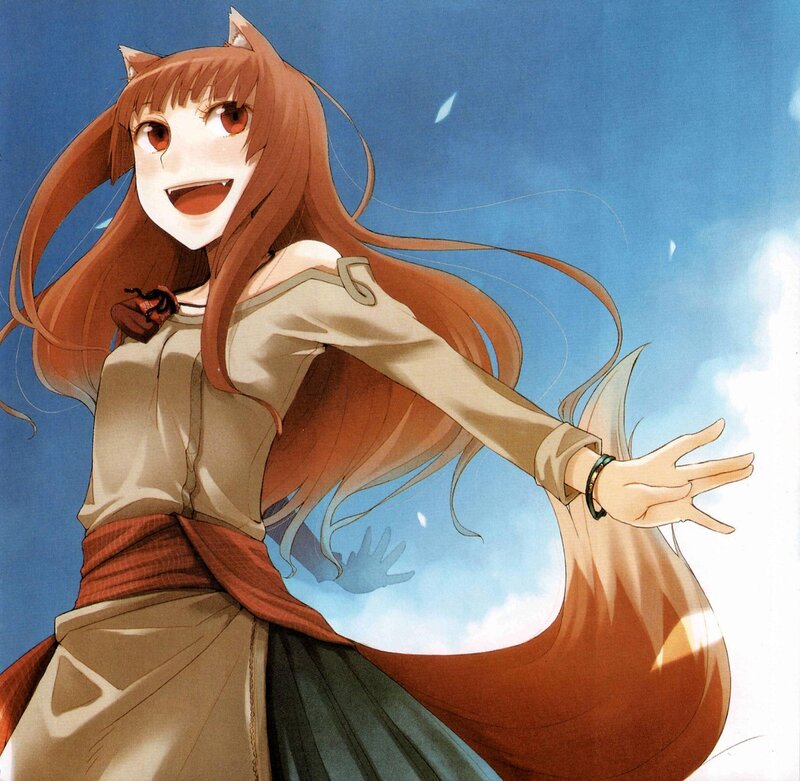 fox girl with long hair