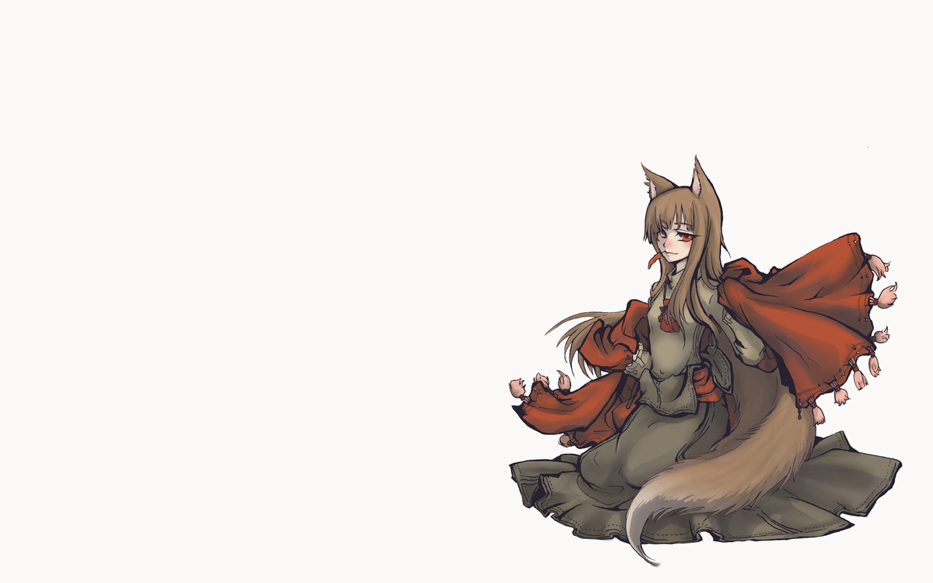 fox girl with red cloak