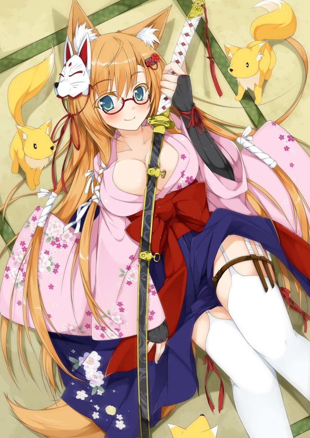 fox girl with sword