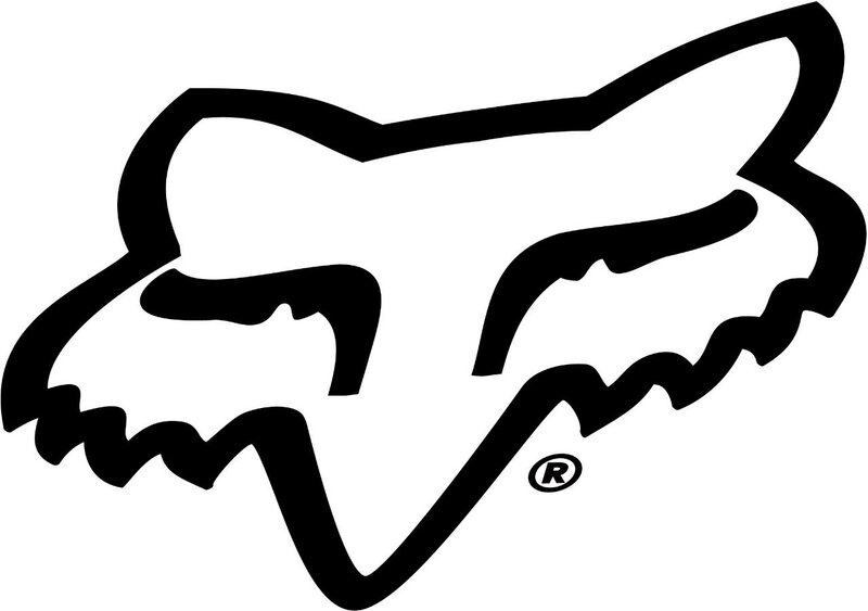 Fox Head Logo — Black, Minimalist, Vector Art, Outline