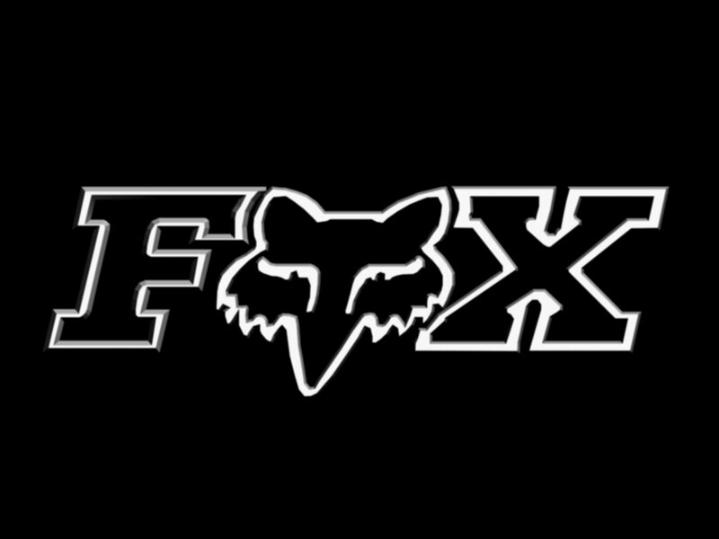 Fox Head Logo — Black, Minimalist, Vector Art, White