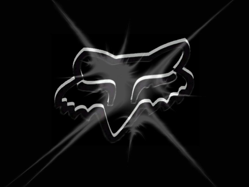 Fox Head Logo — Black