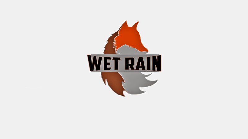 Fox Head Logo — Orange, Neutral