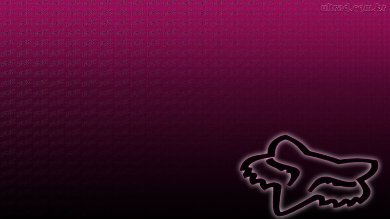 Fox Head Logo — Purple