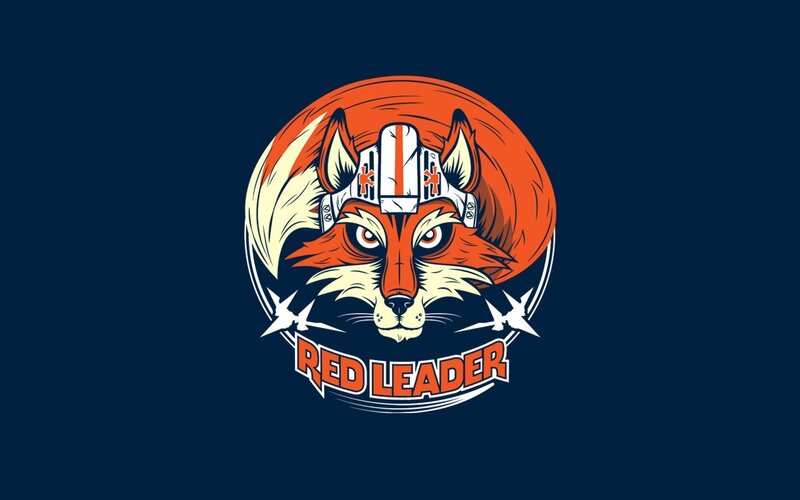 Fox Head with Helmet