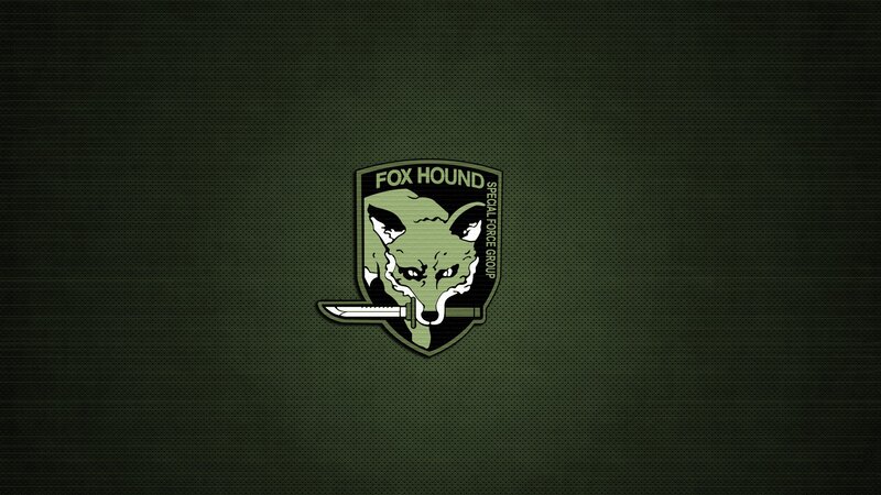 Fox Hound Emblem — Green, Serious