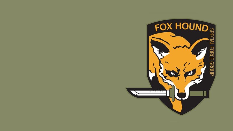 Fox Hound Emblem — Olive Green
