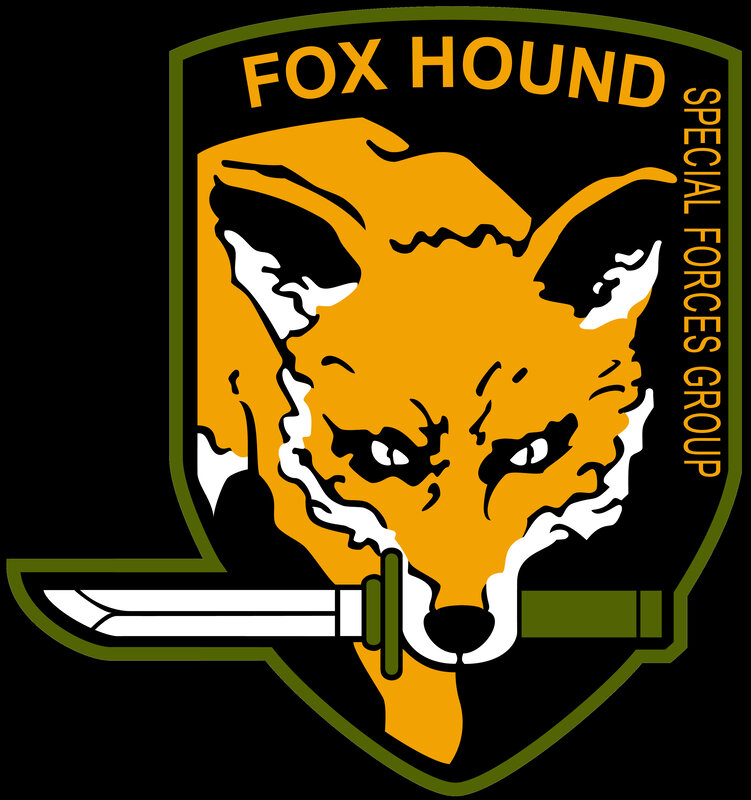 Fox Hound Head — Orange