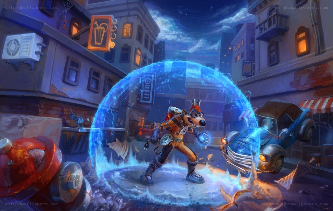Fox in a bubble shield