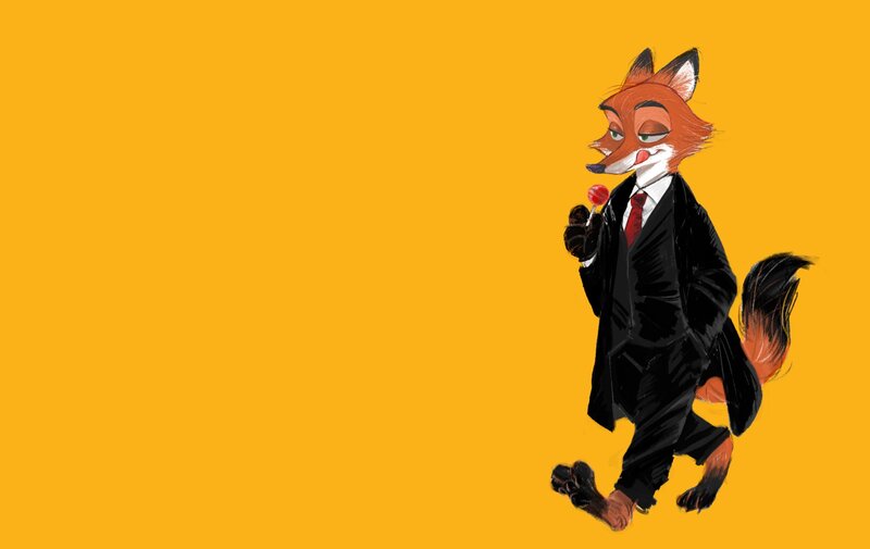 Fox in a Suit