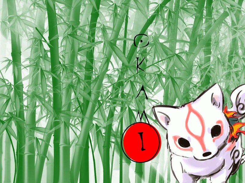 fox in bamboo forest