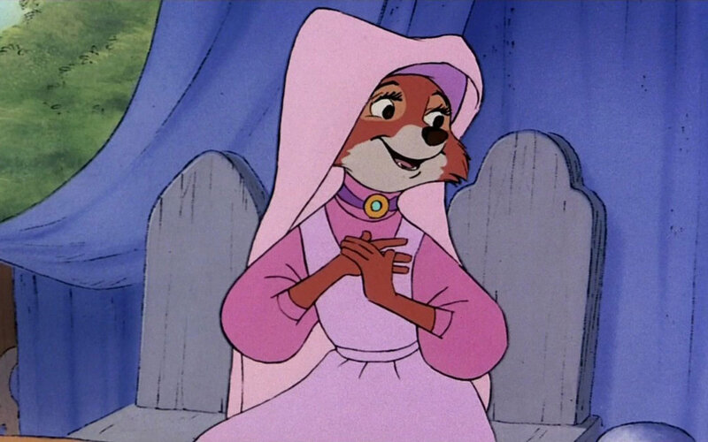 Fox in Pink Dress