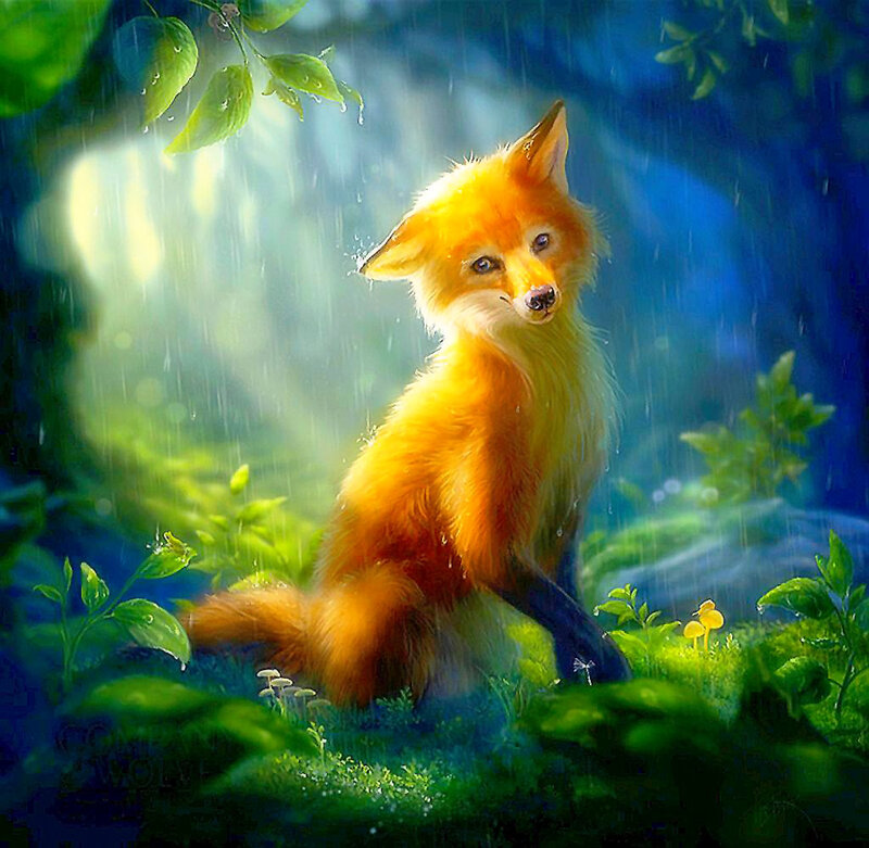 Fox in Rainforest