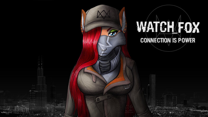 Fox-like Character — Black