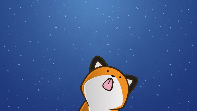 Fox-like Character — Blue