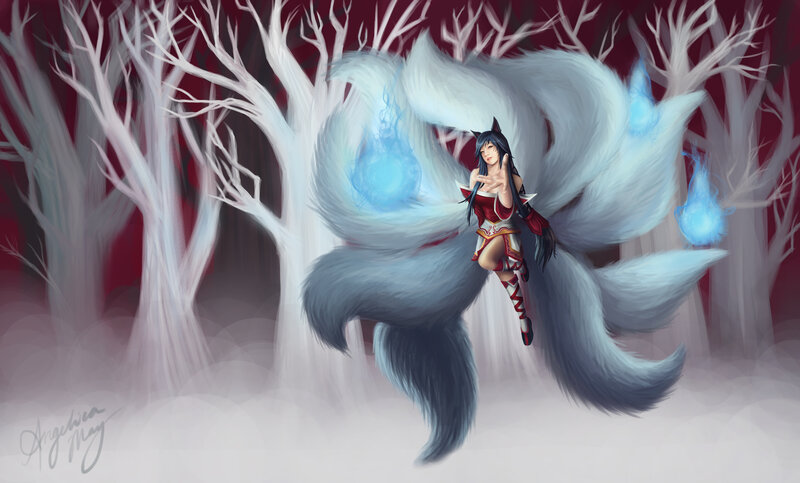Fox-like Character in Forest
