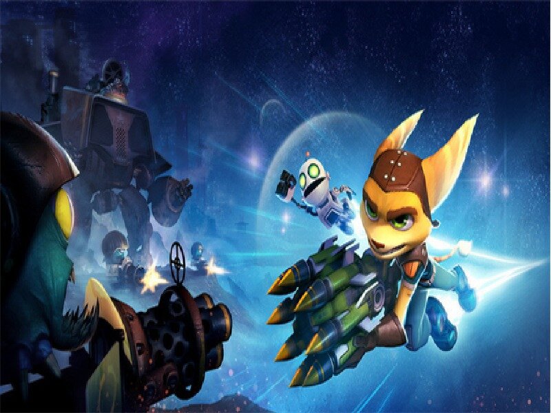 Fox-like Character in Space