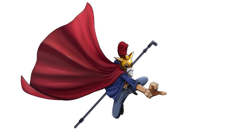Fox-like Character with Cane