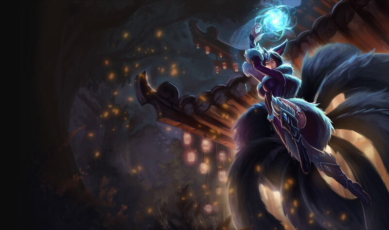 Fox-like Character with Glowing Orb