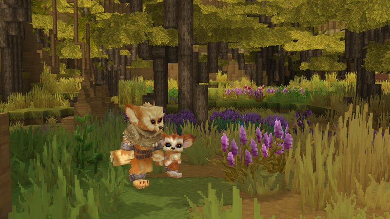Fox-like Characters in Forest