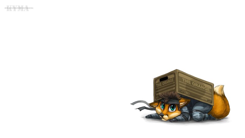 Fox-like Creature with Box