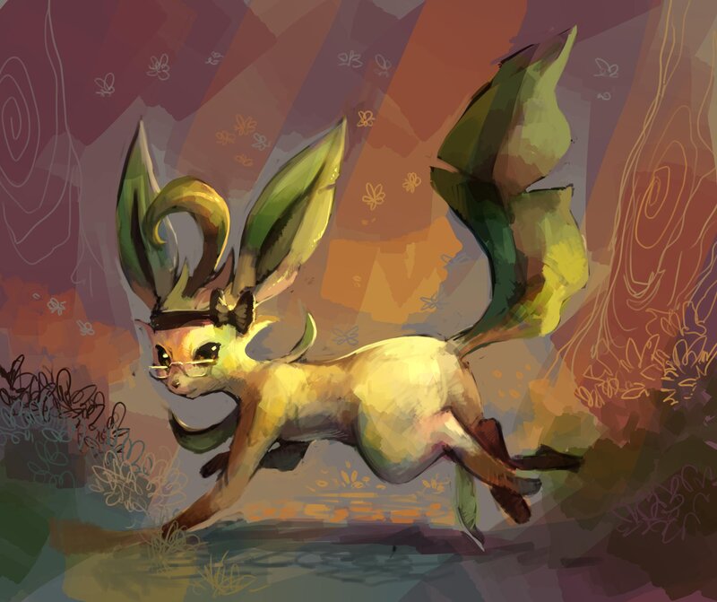 Fox-like Creature with Leaf Ears