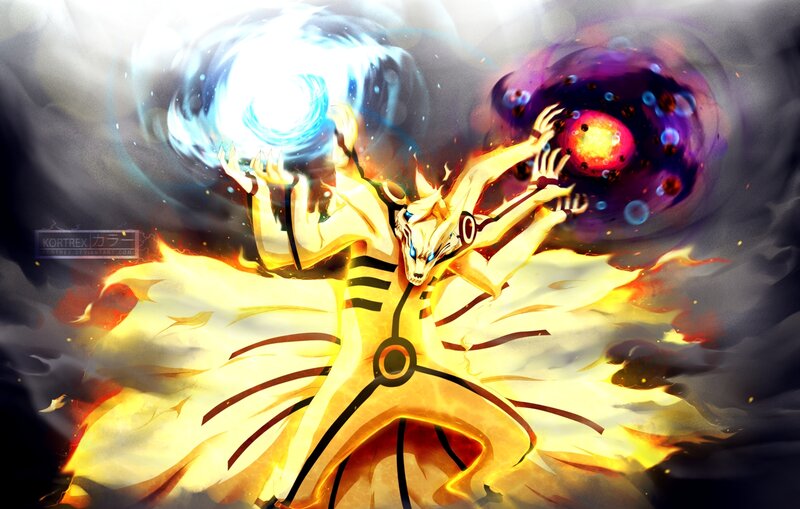Fox-like Creature with Nine Tails — Yellow