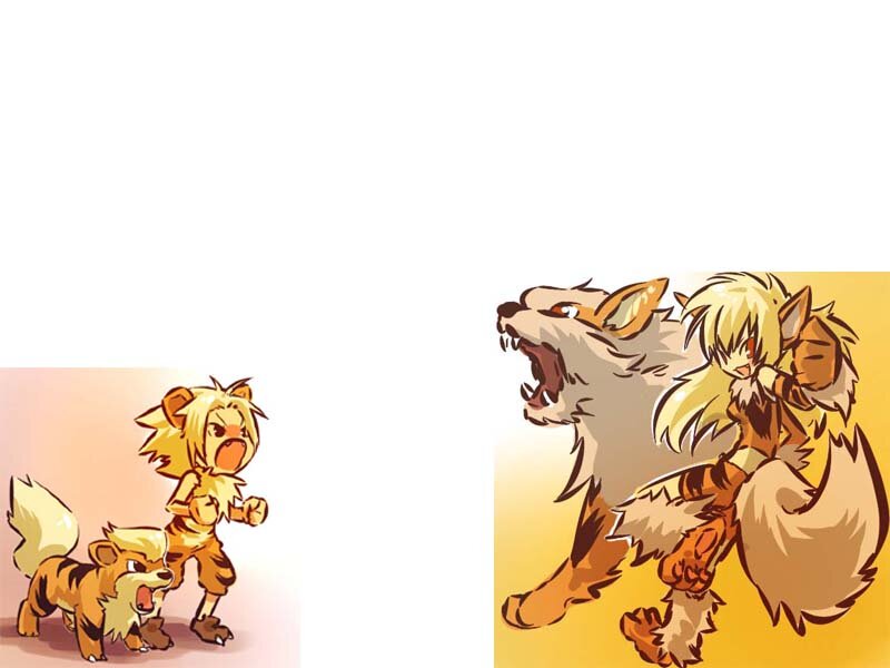 Fox-like creatures in action